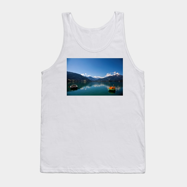 Placid Lake Zell, Austria Tank Top by Violaman